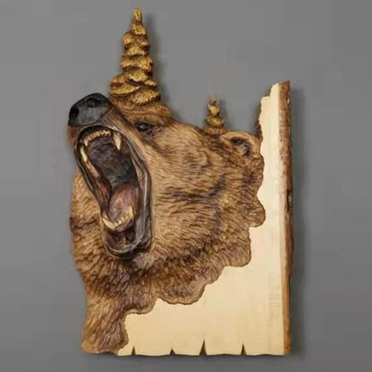 Wooden Animal Wall Plaque