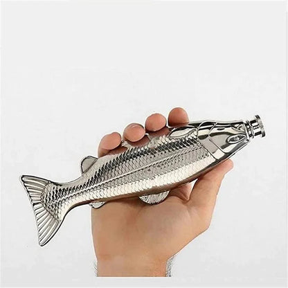 Steel Fish Flask