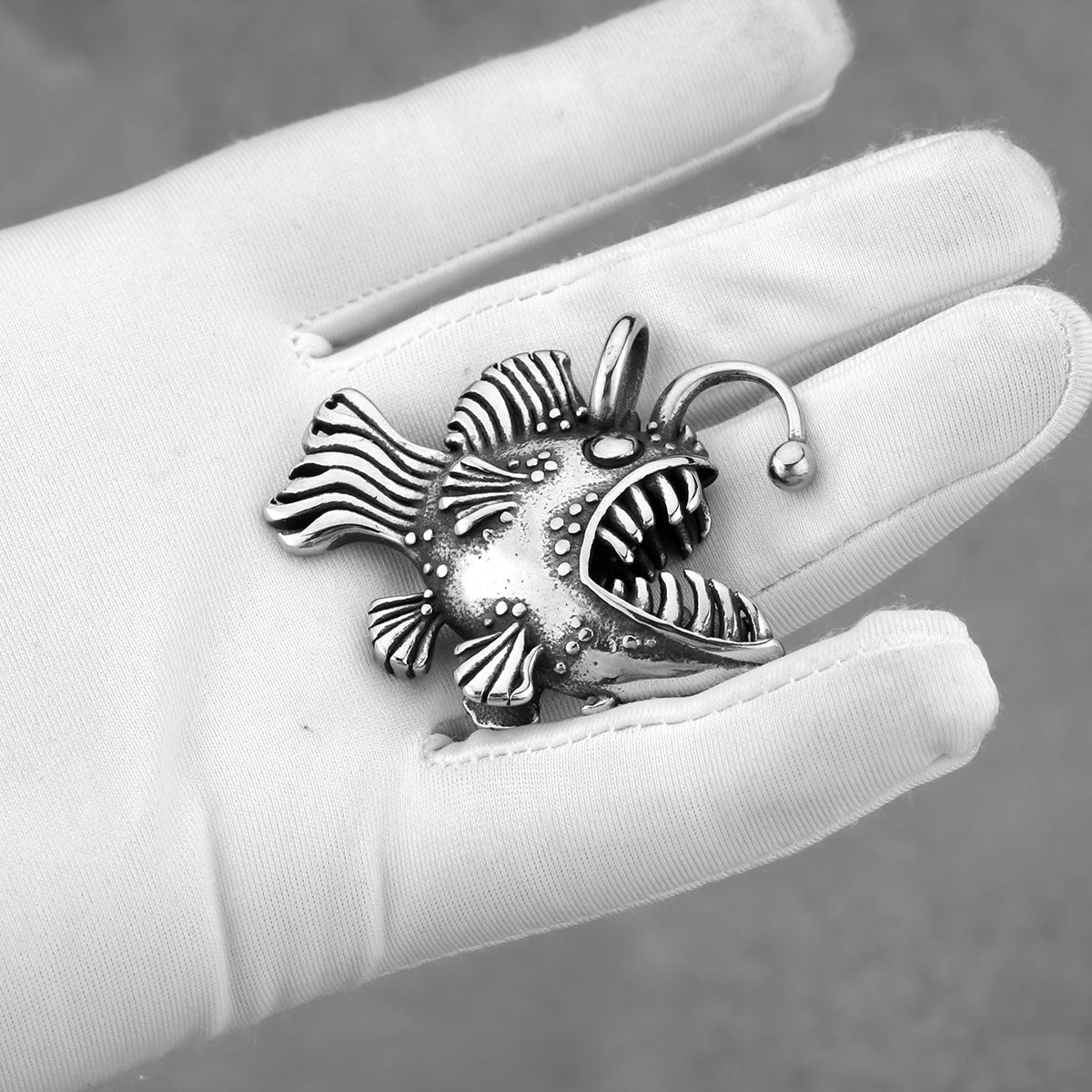 Angler Fish Necklace - Floral Fawna