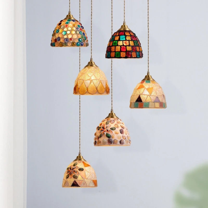 Mediterranean Sea Shell Pendant Lamp