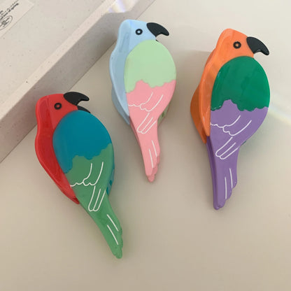 Parrot Claw Clip - Floral Fawna