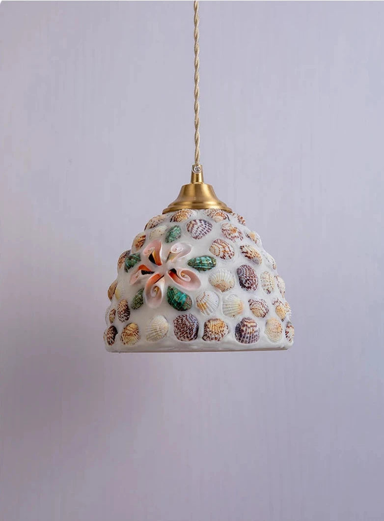 Mediterranean Sea Shell Pendant Lamp