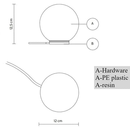 Cat &amp; Mouse Wall Lamp - Floral Fawna