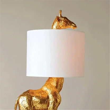 Giraffe Table Lamp - Floral Fawna