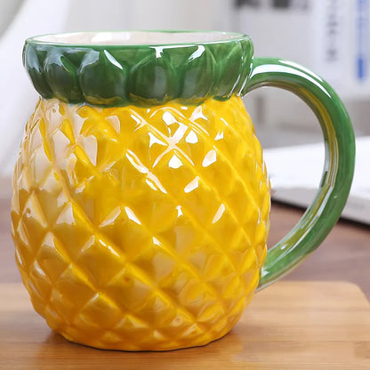 Ceramic Fruit Mug - Floral Fawna