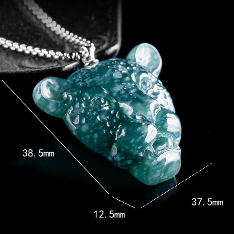 Jade Leopard Necklace - Floral Fawna