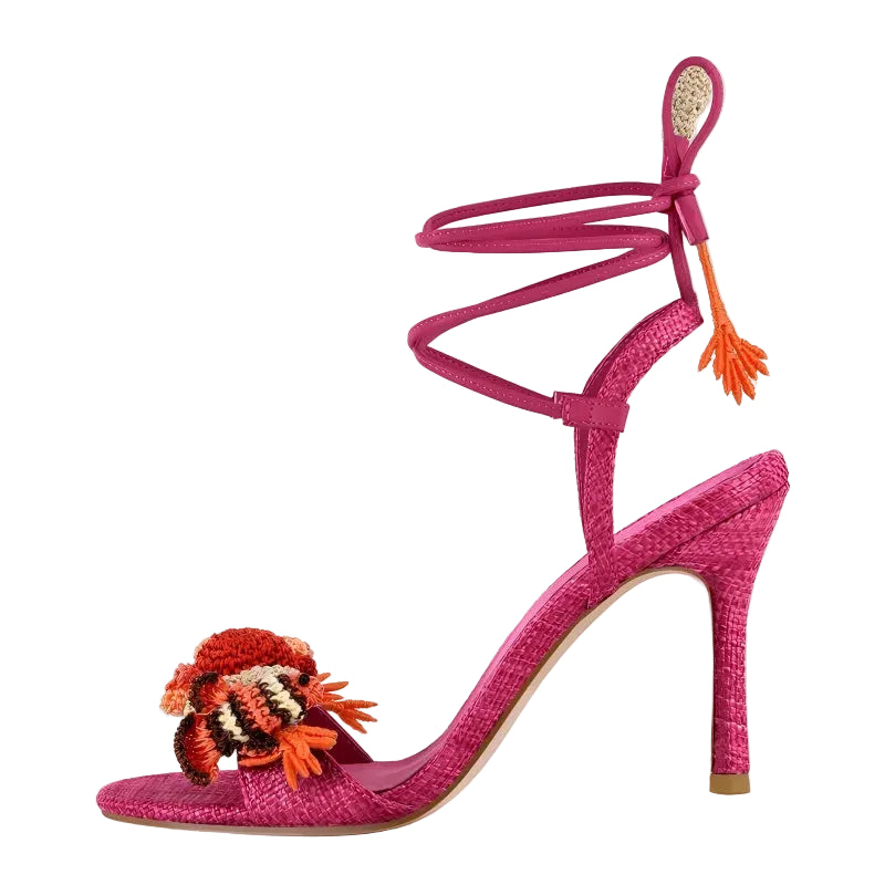 Woven Ocean Treasures Heels