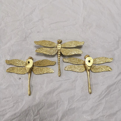 Dragonfly Brass Cabinet Handle