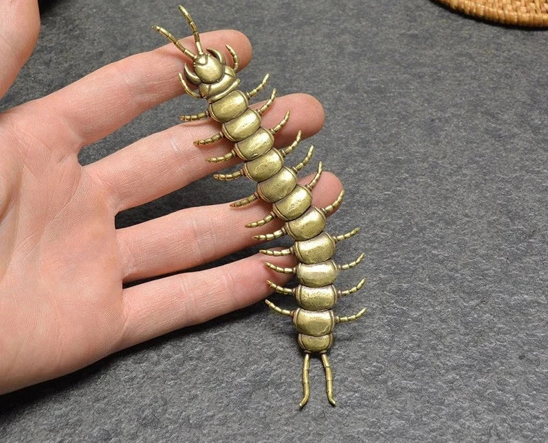 Movable Copper Centipede - Floral Fawna