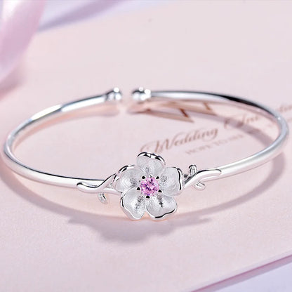 Cherry Blossom Flower Bracelet - Floral Fawna