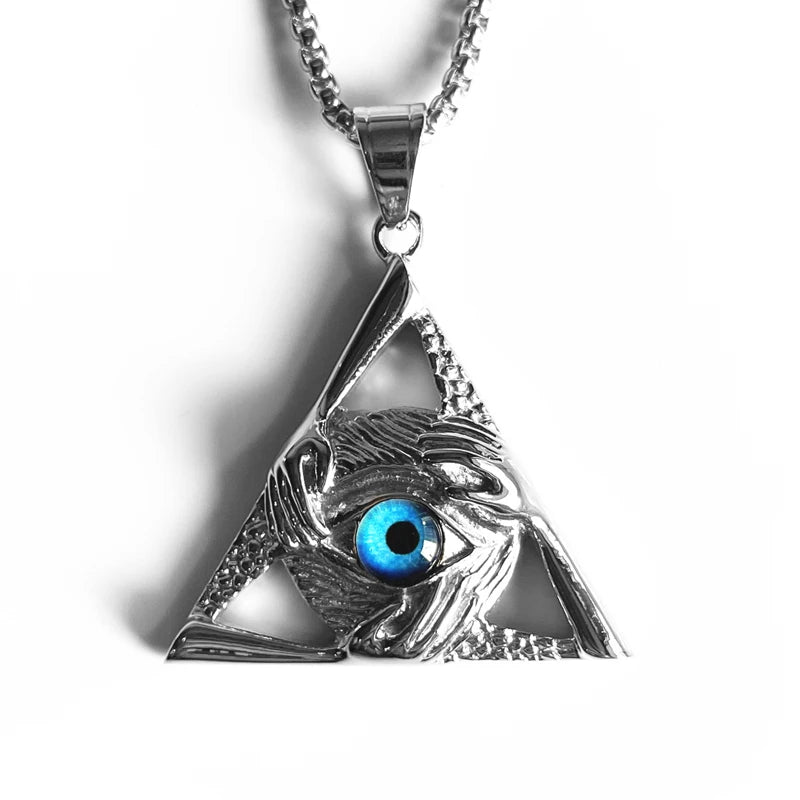 Eye of Providence Necklace - Floral Fawna