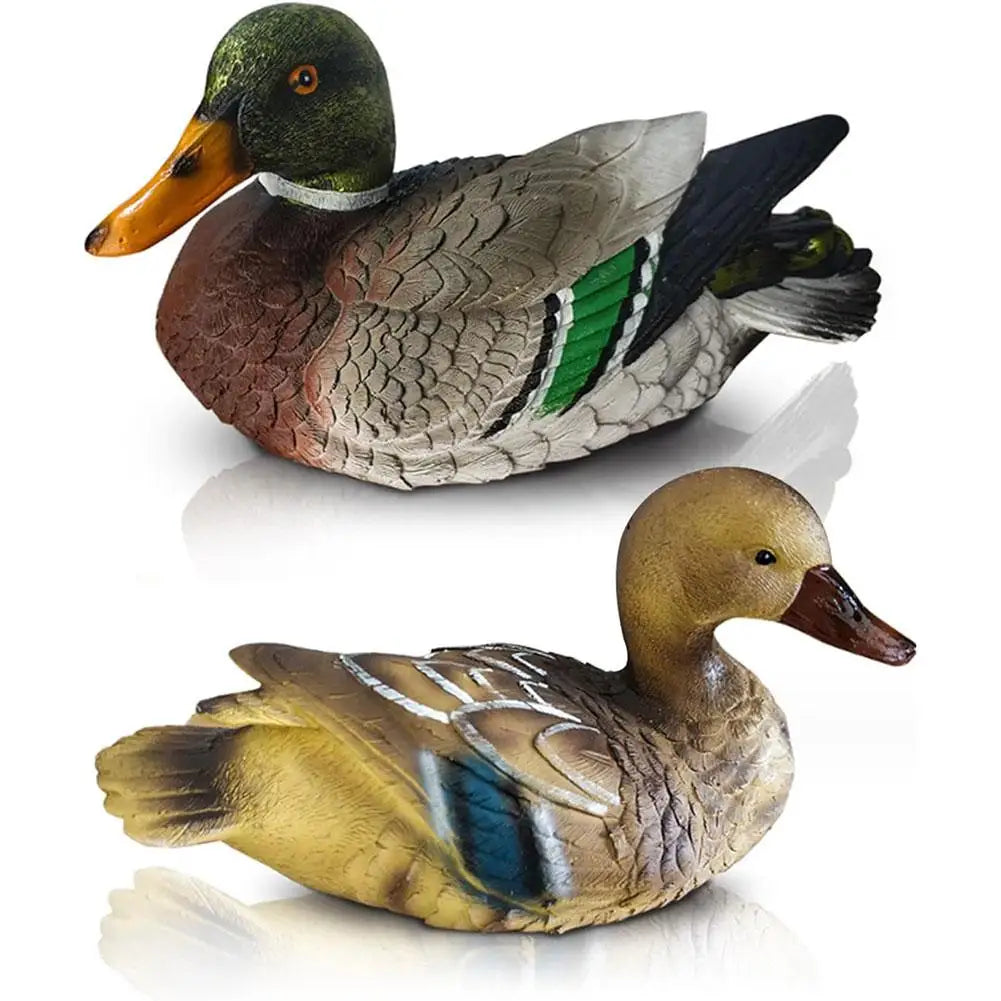 Mallard Duck Ornament - Floral Fawna