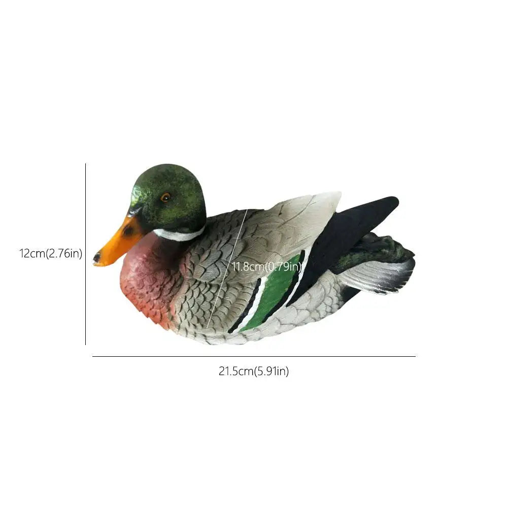 Mallard Duck Ornament - Floral Fawna