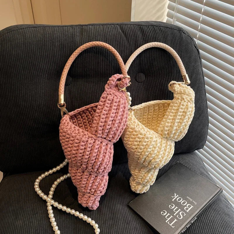 Crochet Conch Bag - Floral Fawna