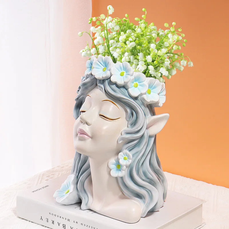 The Enchanted Flower Fairy Vase