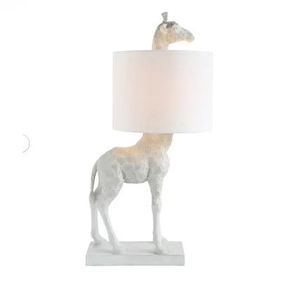 Giraffe Table Lamp - Floral Fawna