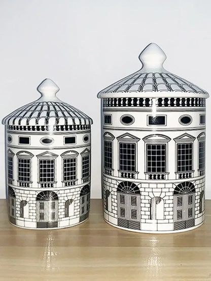 Ceramic Building Jar - Floral Fawna