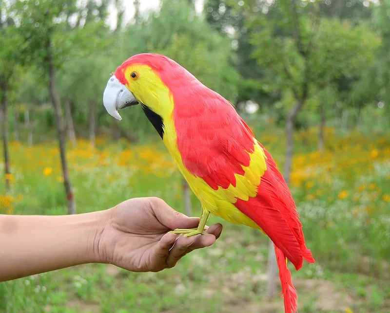 Realistic Parrot Sculpture
