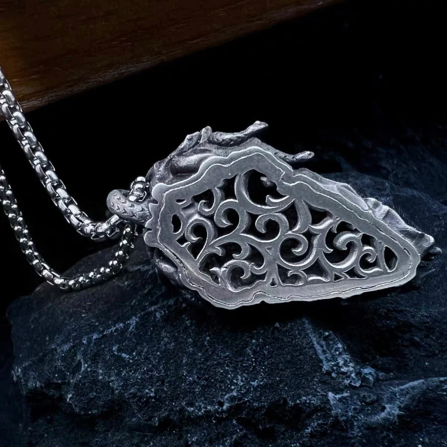 Handcrafted Sterling Silver Medusa Necklace - Floral Fawna