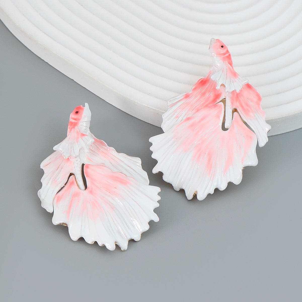 Betta Fish Earrings - Floral Fawna