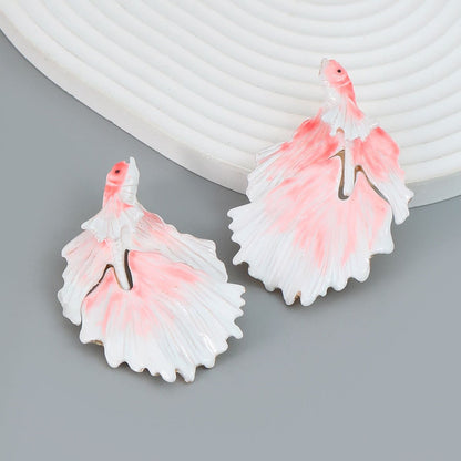 Betta Fish Earrings - Floral Fawna