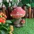 Mushroom Garden Ornament - Floral Fawna