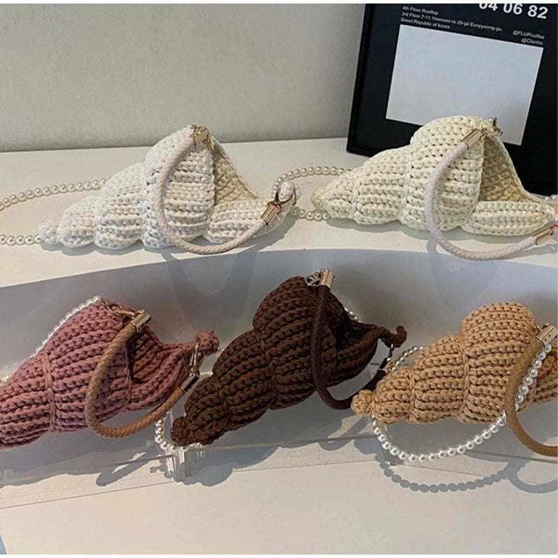 Crochet Conch Bag - Floral Fawna