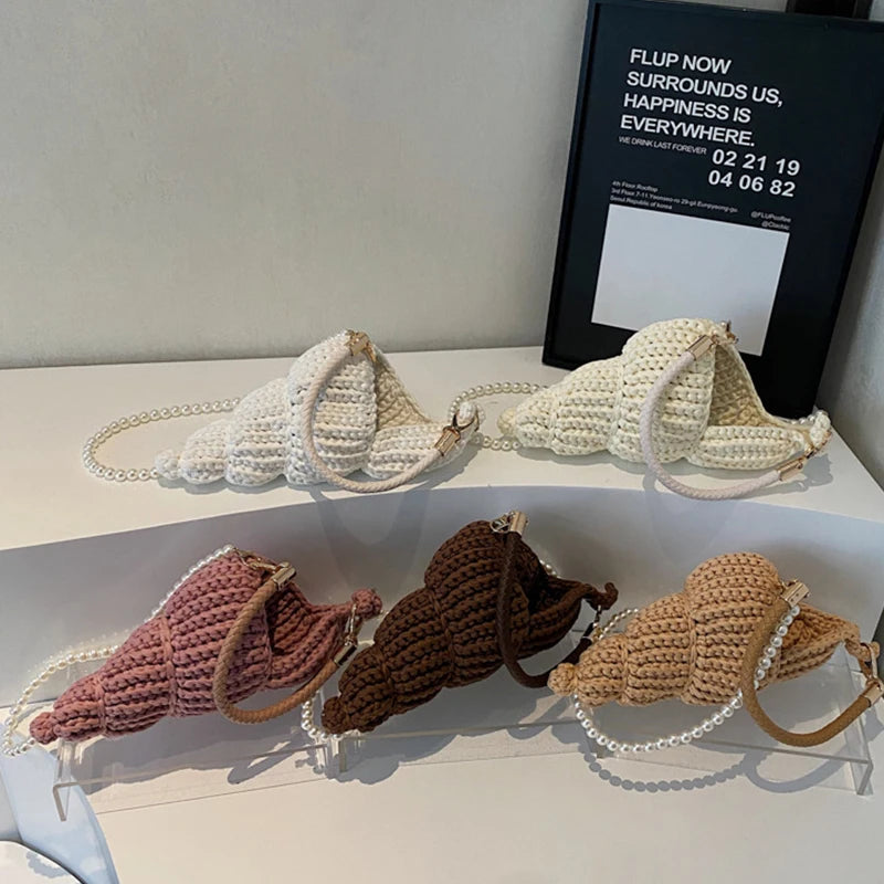 Crochet Conch Bag - Floral Fawna