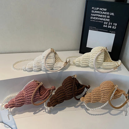 Crochet Conch Bag - Floral Fawna