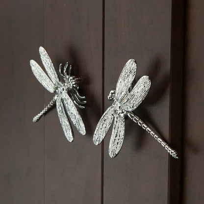 Dragonfly Brass Cabinet Handle