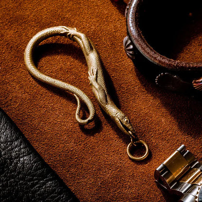 Brass Lizard Key Chain