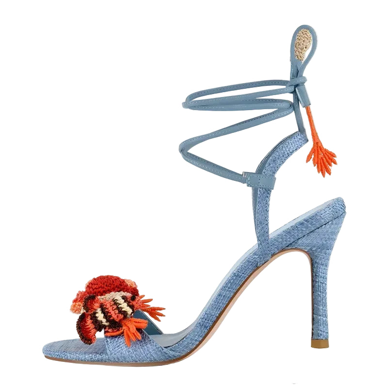 Woven Ocean Treasures Heels