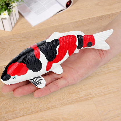 Realistic Koi Carp Sculpture - Floral Fawna