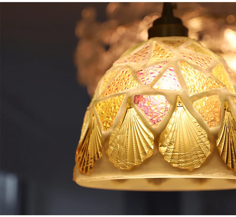 Mediterranean Sea Shell Pendant Lamp