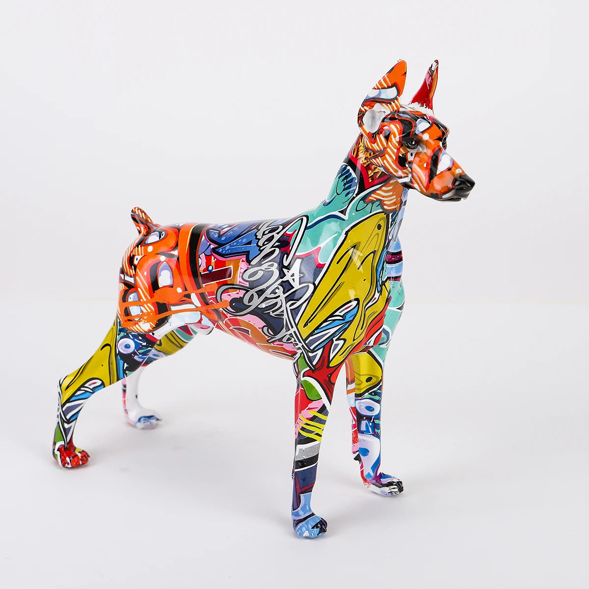 Abstract Dobermann Sculpture