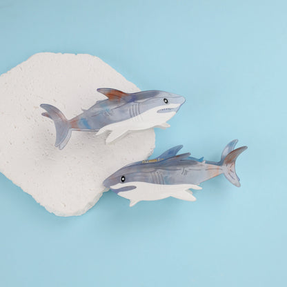 Great White Shark Claw Clip - Floral Fawna