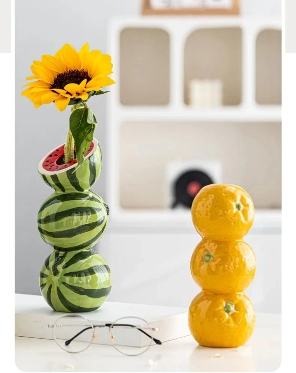 Ceramic Fruits Vase - Floral Fawna