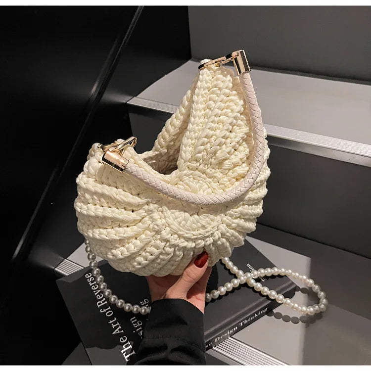 Crochet Conch Bag - Floral Fawna