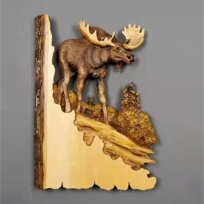 Wooden Animal Wall Plaque