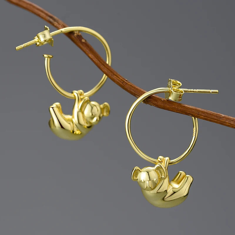 Koala Hoop Earrings