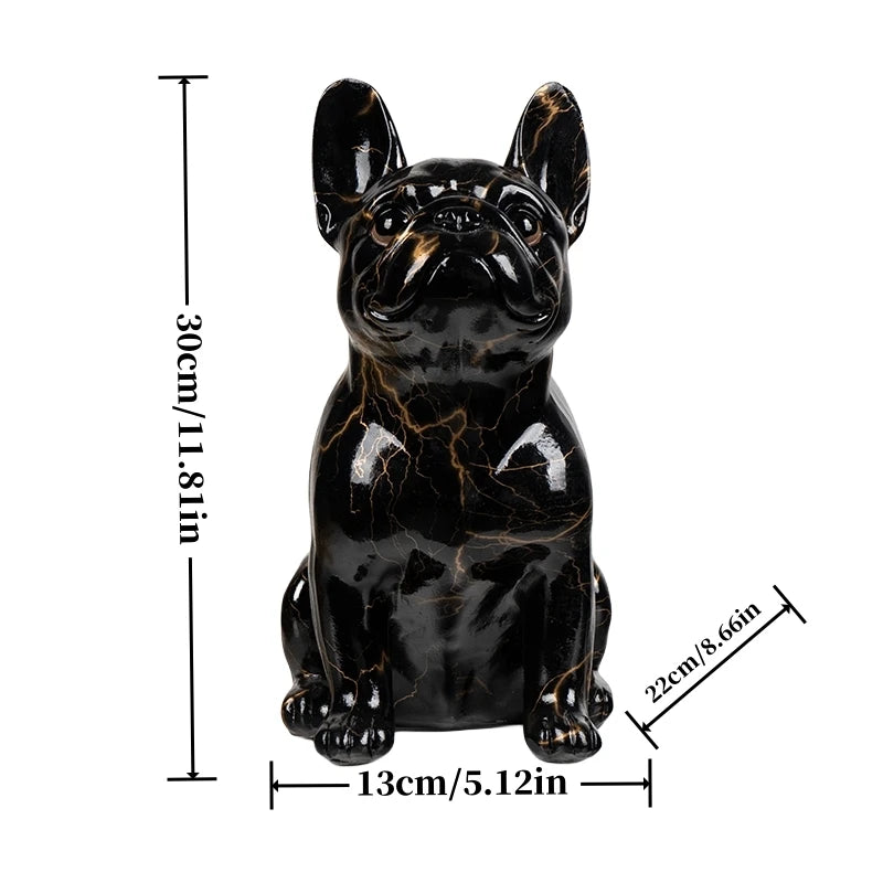 Abstract French Bulldog Statue