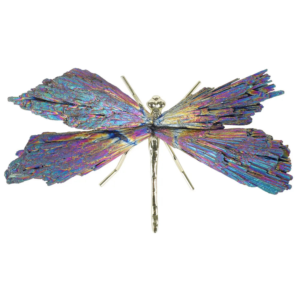 Tourmaline Dragonfly Crystal - Floral Fawna