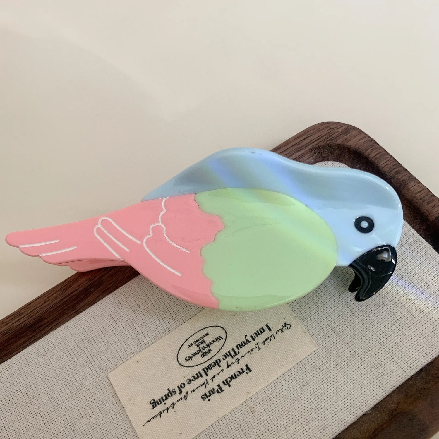 Parrot Claw Clip - Floral Fawna