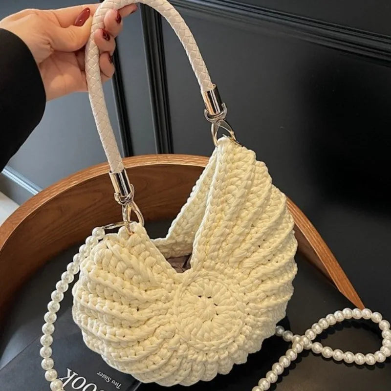 Crochet Conch Bag - Floral Fawna