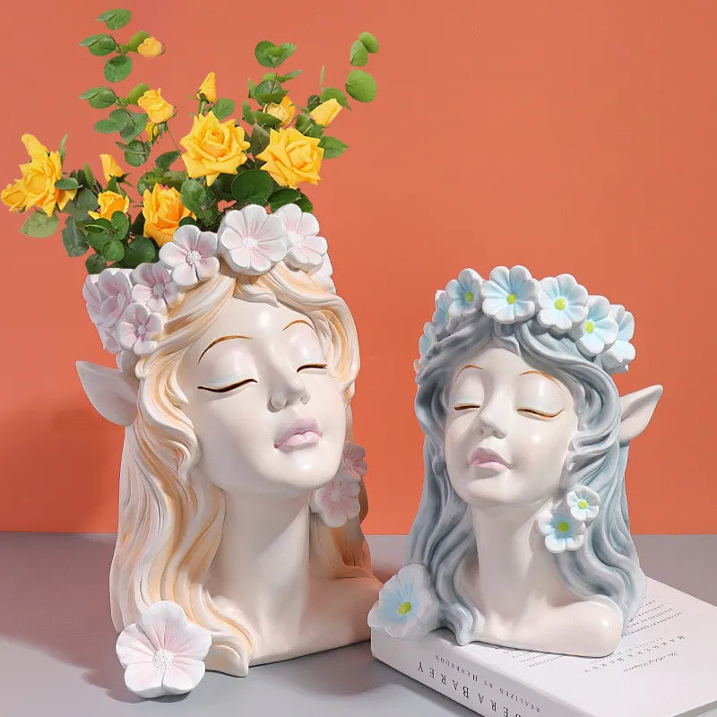 The Enchanted Flower Fairy Vase