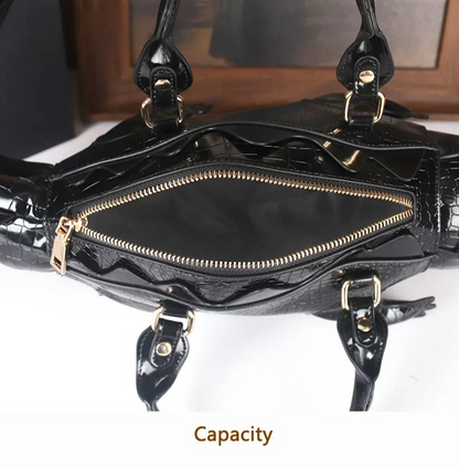 3D Alligator Crossbody Bag - Floral Fawna