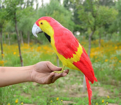 Realistic Parrot Sculpture