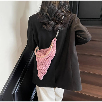 Crochet Conch Bag - Floral Fawna