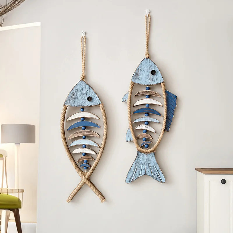 Wooden Fish Wall Hanging