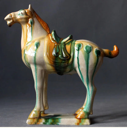 Porcelain Horse Sculpture